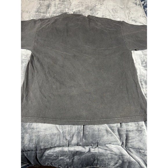 Vintage Metal Mulisha T-Shirt Size 2X Black Grunge Big Logo‎  Y2K thrashed - Picture 10 of 11